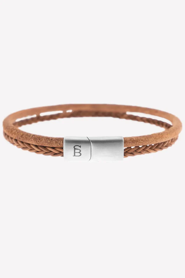 Steel&Barnett Herenarmband Denby Camel