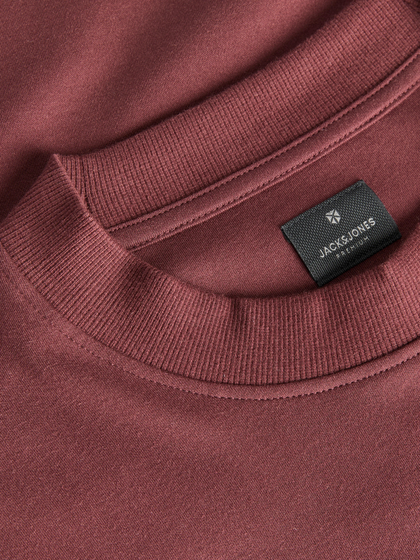 JACK & JONES Heren T-Shirt Owen Rood-Bruin - Afbeelding 3