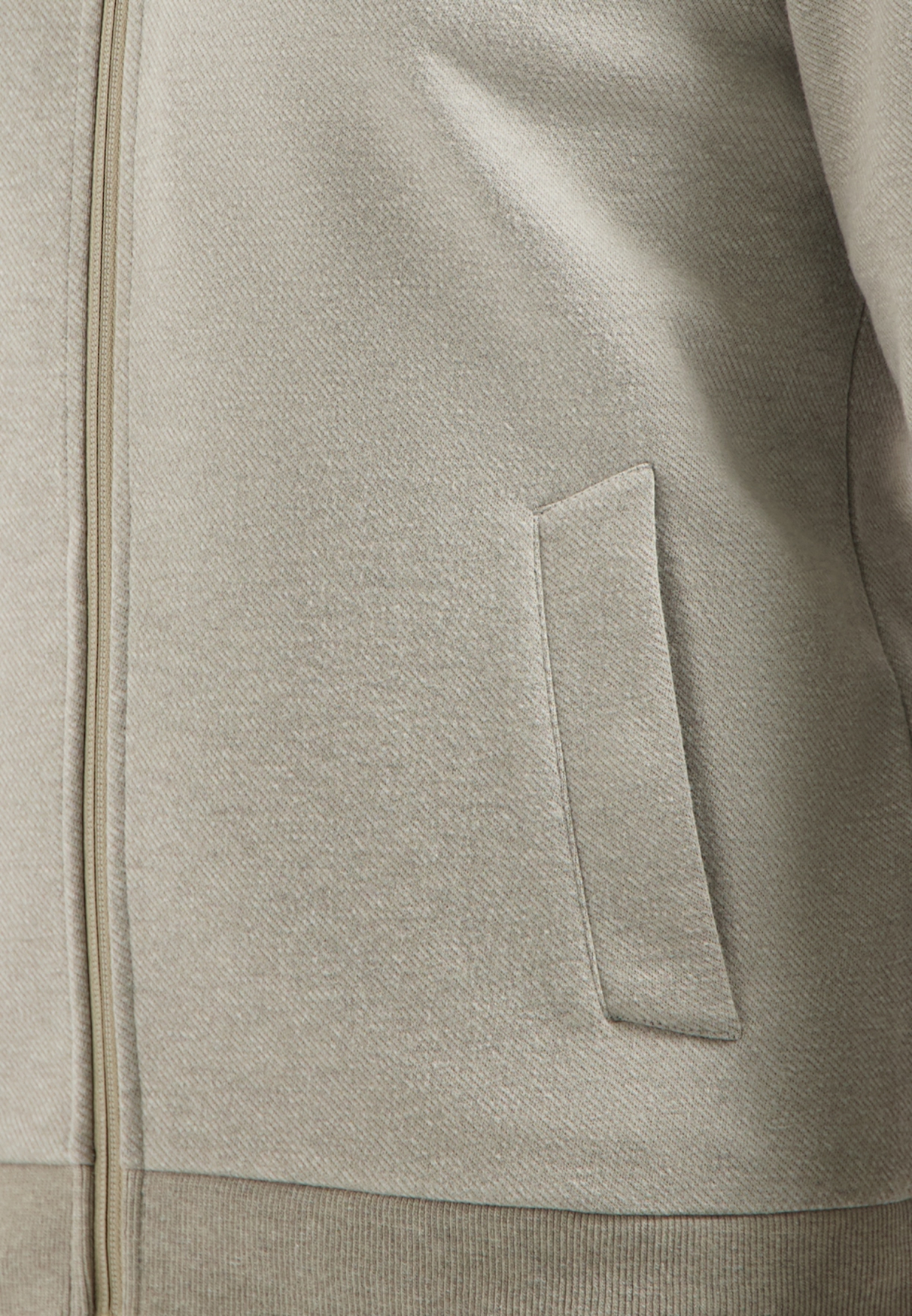 NO EXCESS Heren Sweatvest Met Rits Zandkleur  - Afbeelding 5