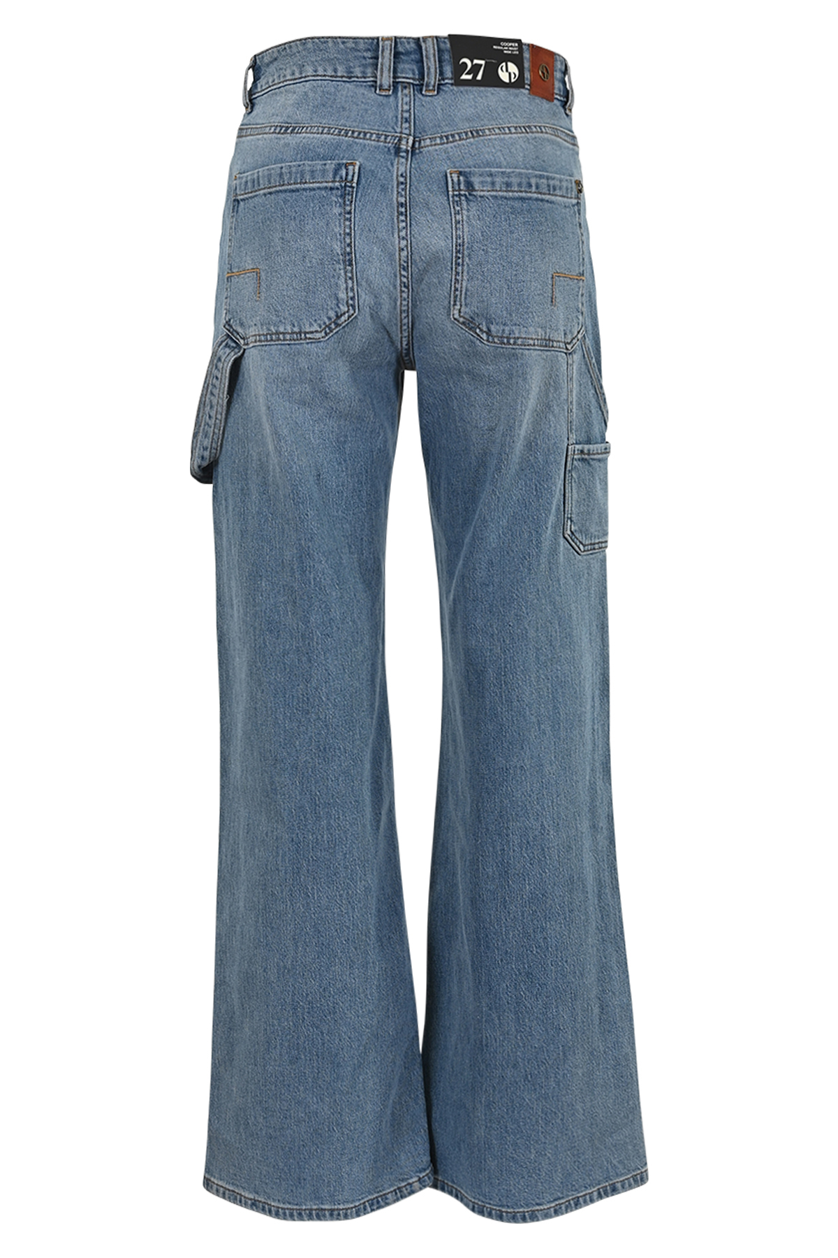 DNM PURE BY ZIZO Spijkerbroek Cooper Worker Dirty Blue Marble  - Afbeelding 5