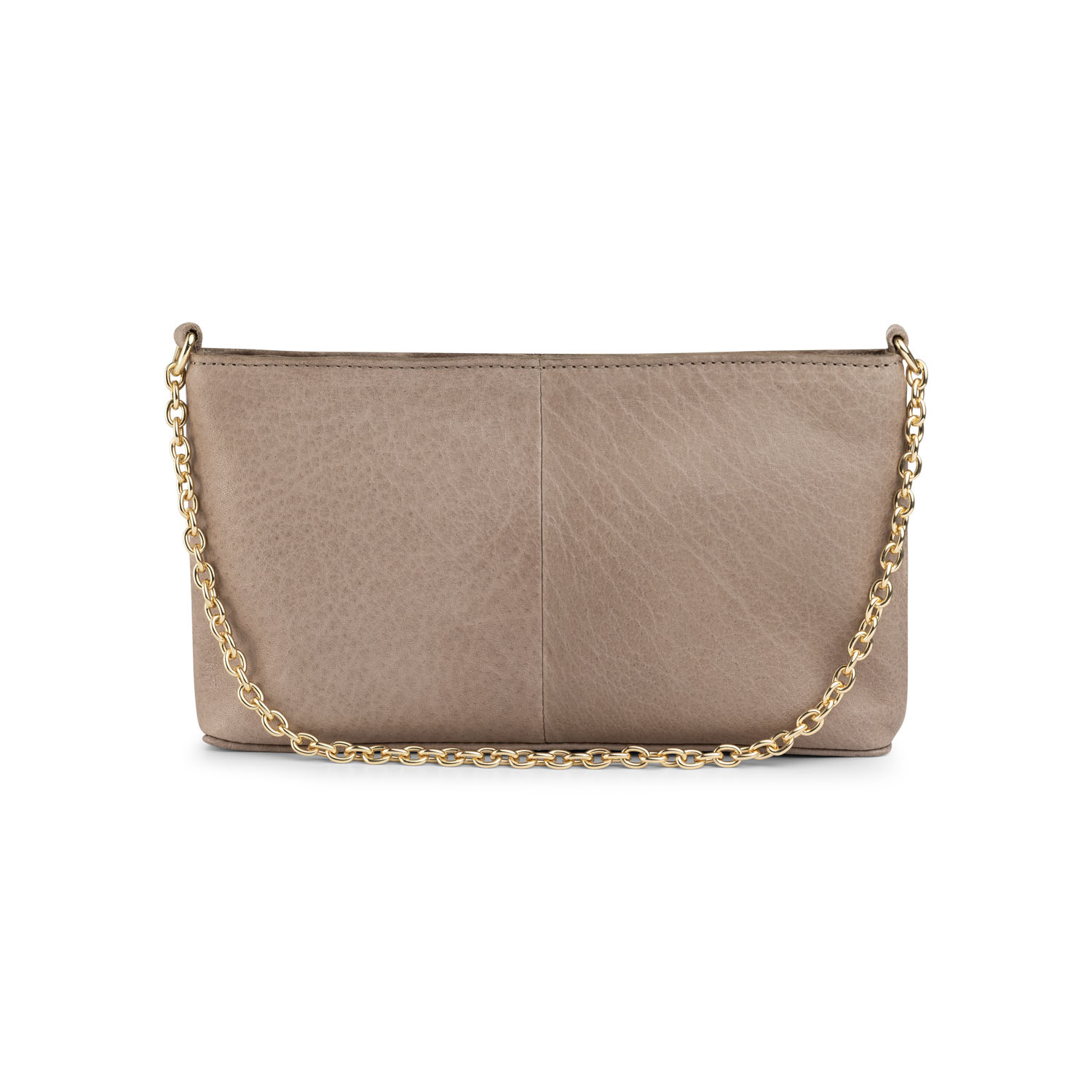 BAG2BAG Tas Milan Exclusive Leer Grey Taupe Goud  - Afbeelding 2