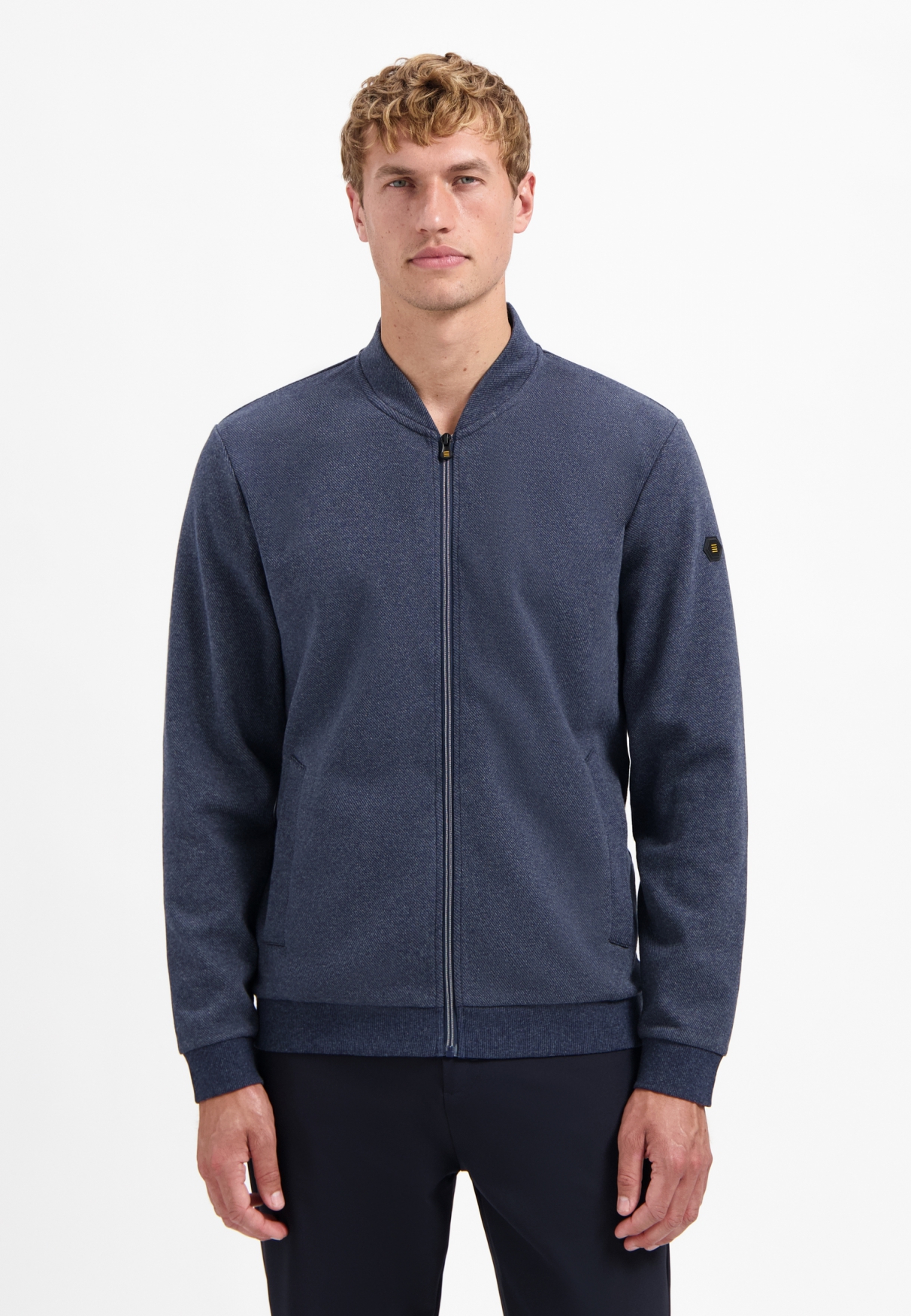 NO EXCESS Heren Sweatvest Met Rits Donkerblauw