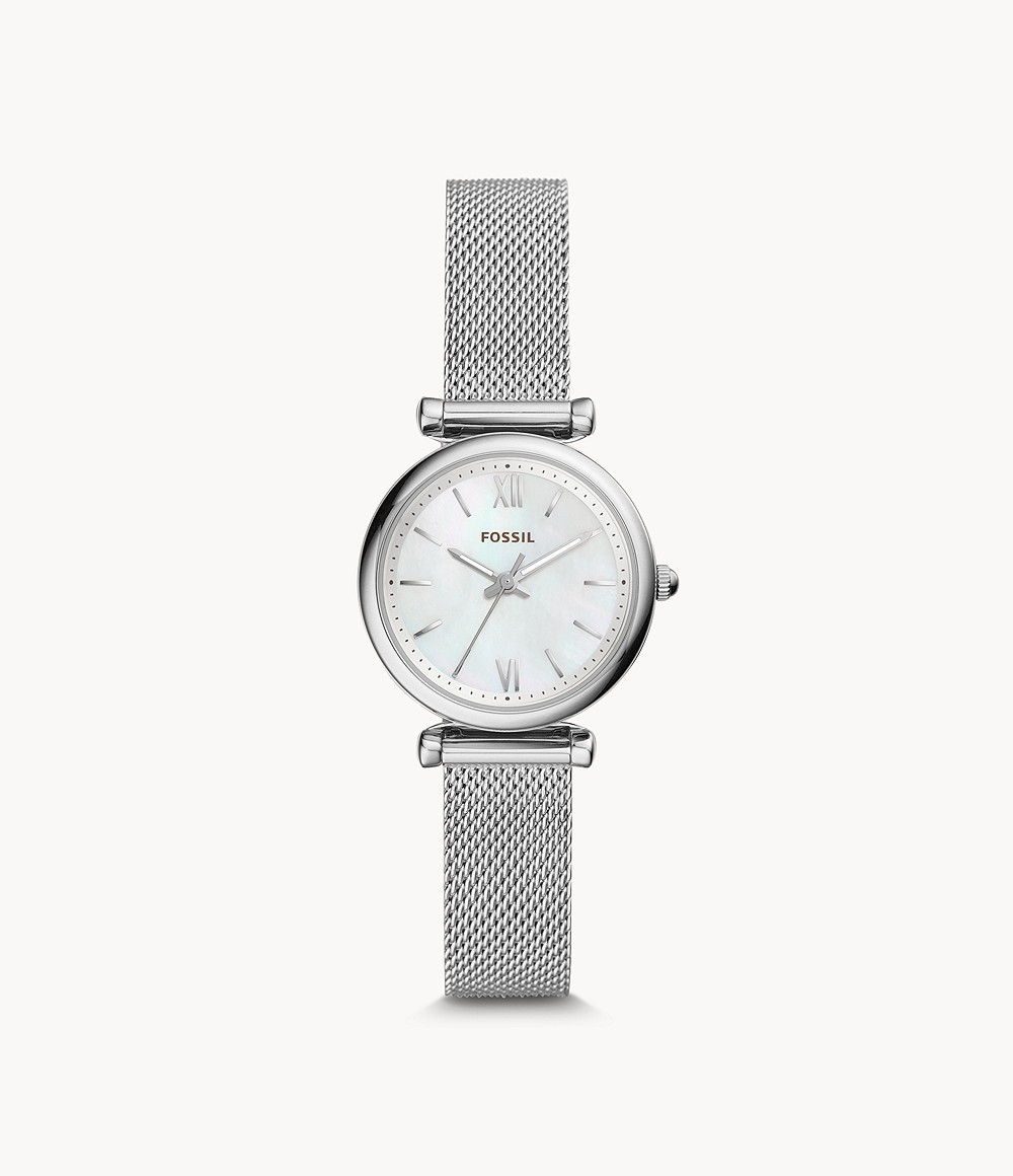 Fossil Dameshorloge Carlie Mini Zilverkleur ES4432