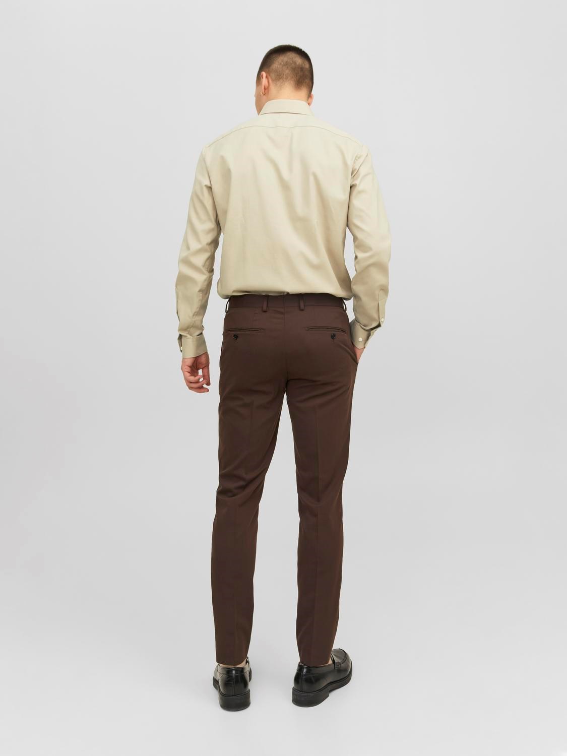 JACK&JONES Heren Overhemd Parker Slim Fit Zandkleur  - Afbeelding 3