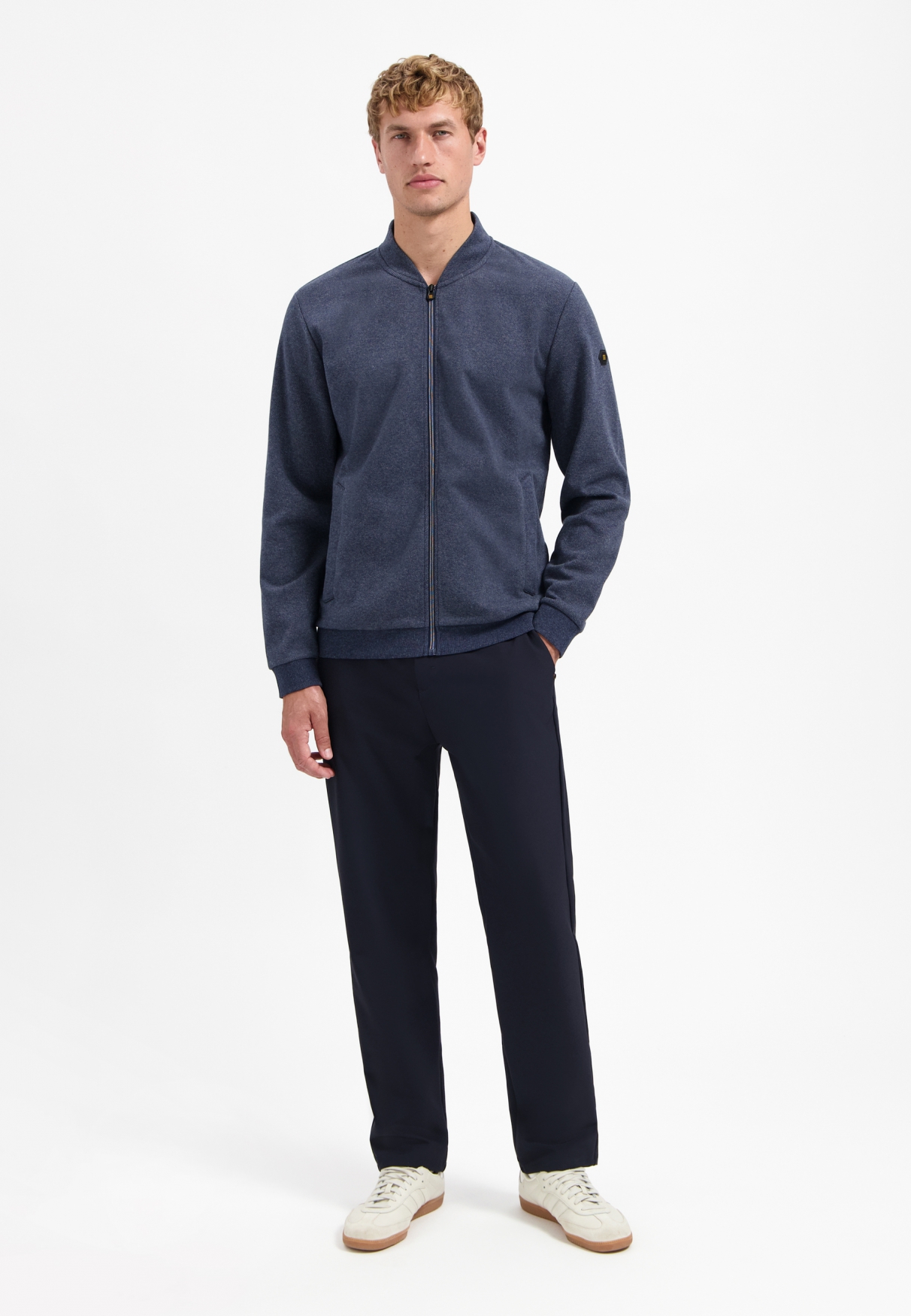 NO EXCESS Heren Sweatvest Met Rits Donkerblauw - Afbeelding 3