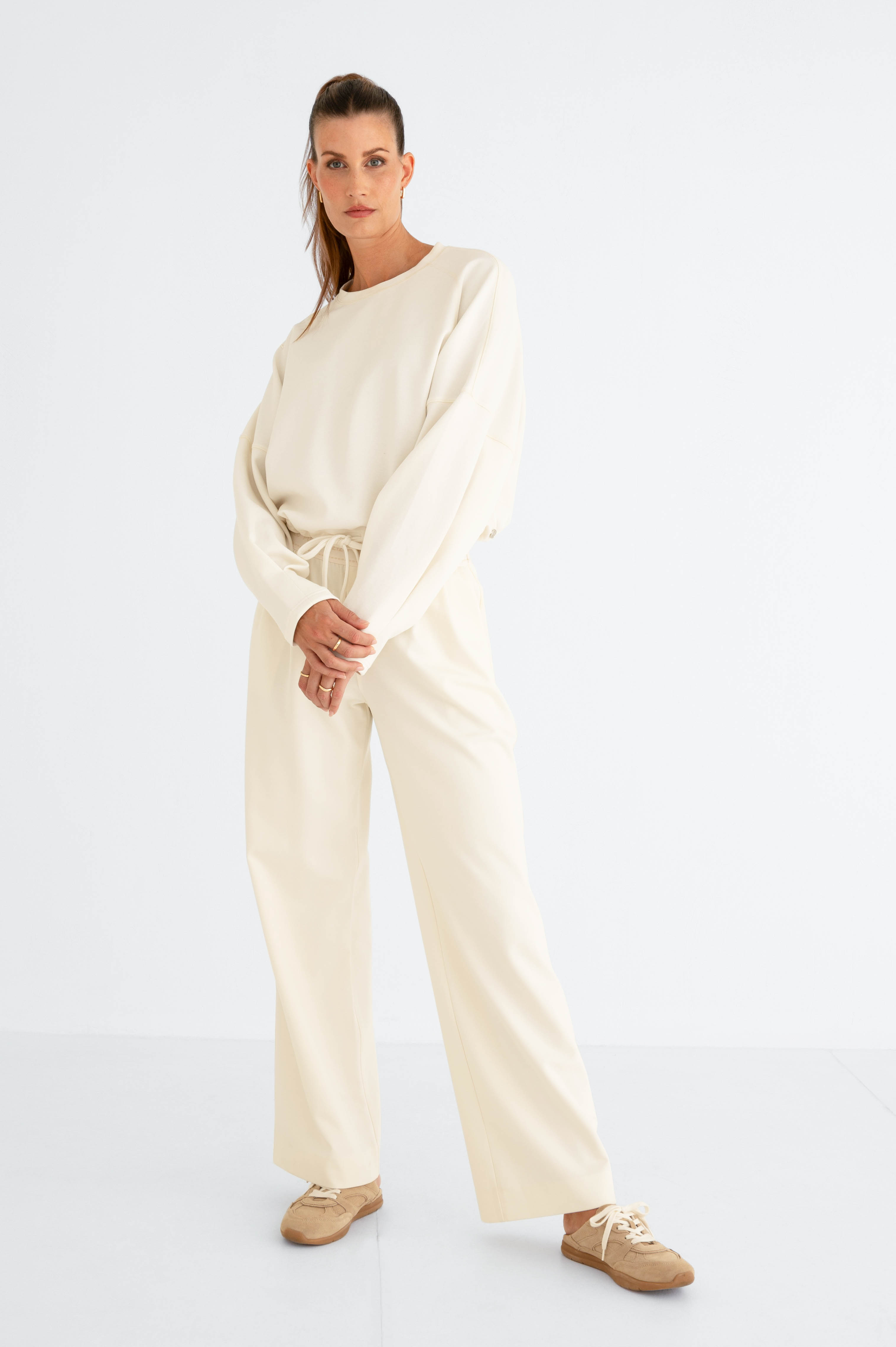 MAICAZZ Dames Sweatshirt Selma Offwhite  - Afbeelding 2