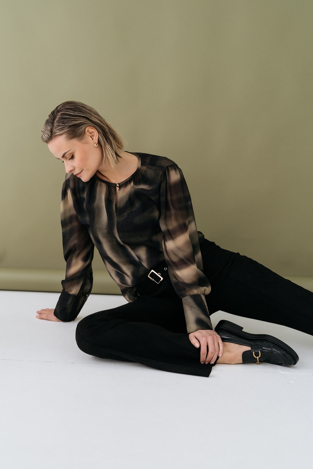 MAICAZZ Dames Top Puxus Emerald Shadow Groen 