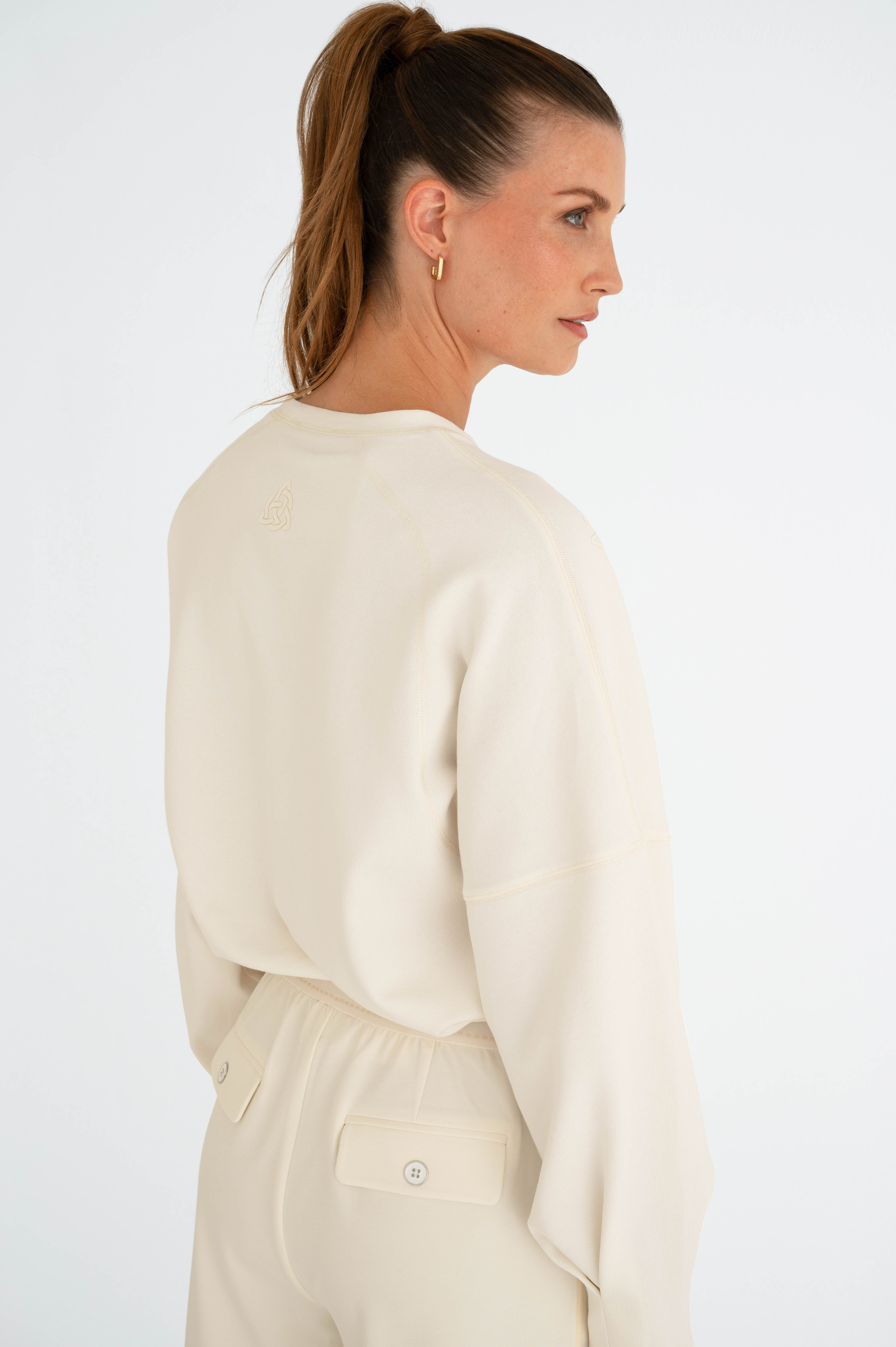 MAICAZZ Dames Sweatshirt Selma Offwhite  - Afbeelding 3