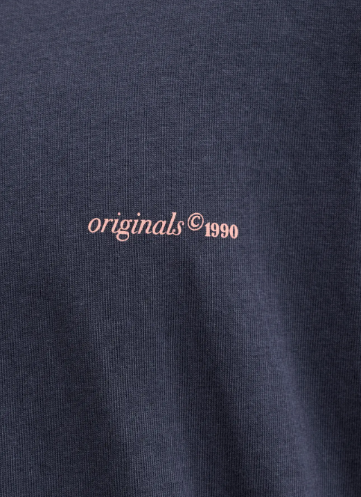 JACK & JONES Heren T-Shirt Montauk Met Rugprint Donkergrijs  - Afbeelding 4