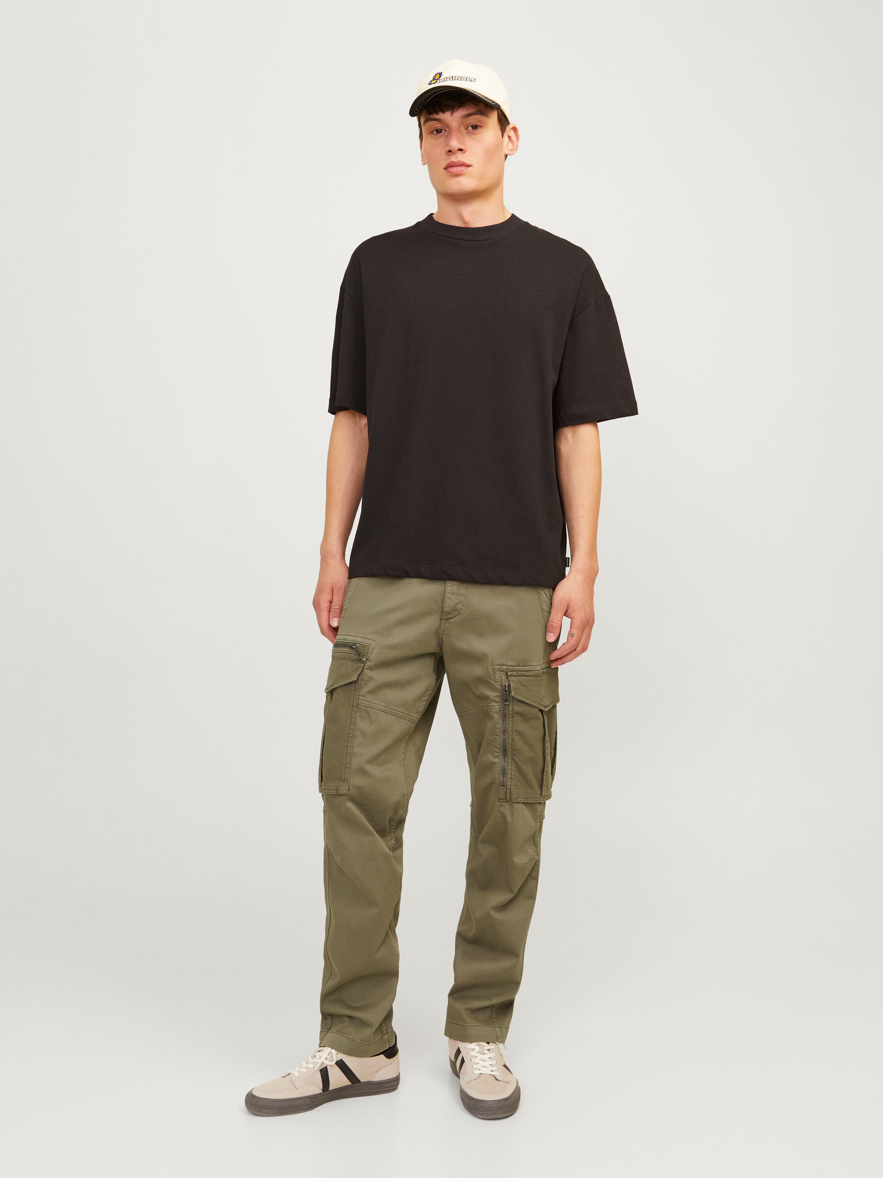 JACK&JONES Cargobroek Kane Cruise Elmwood Beige  - Afbeelding 5