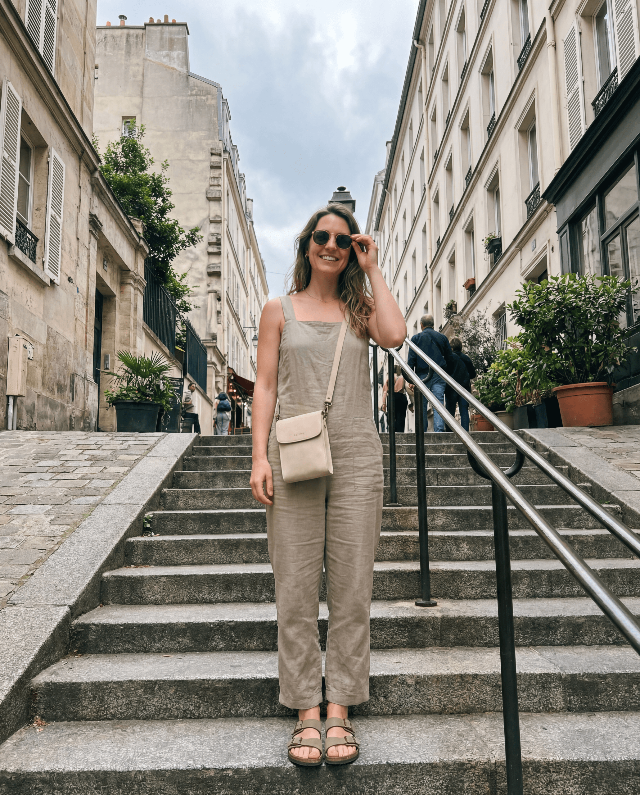 BAG2BAG Leren Crossbody Tas Bali Cream  - Afbeelding 2