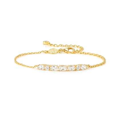 NOMINATION Dames Armband Zirkonia Zilver 925 Verguld 