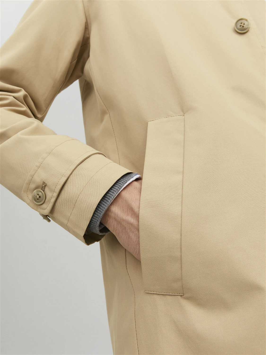 JACK&JONES Heren Voorjaarsjas Beige  - Afbeelding 4