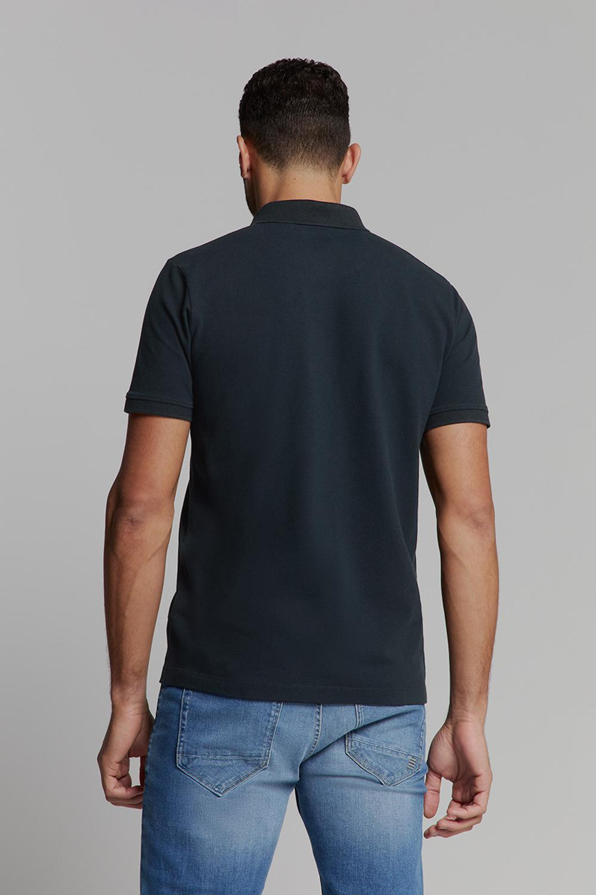 NO EXCESS Poloshirt Night Blue  - Afbeelding 3