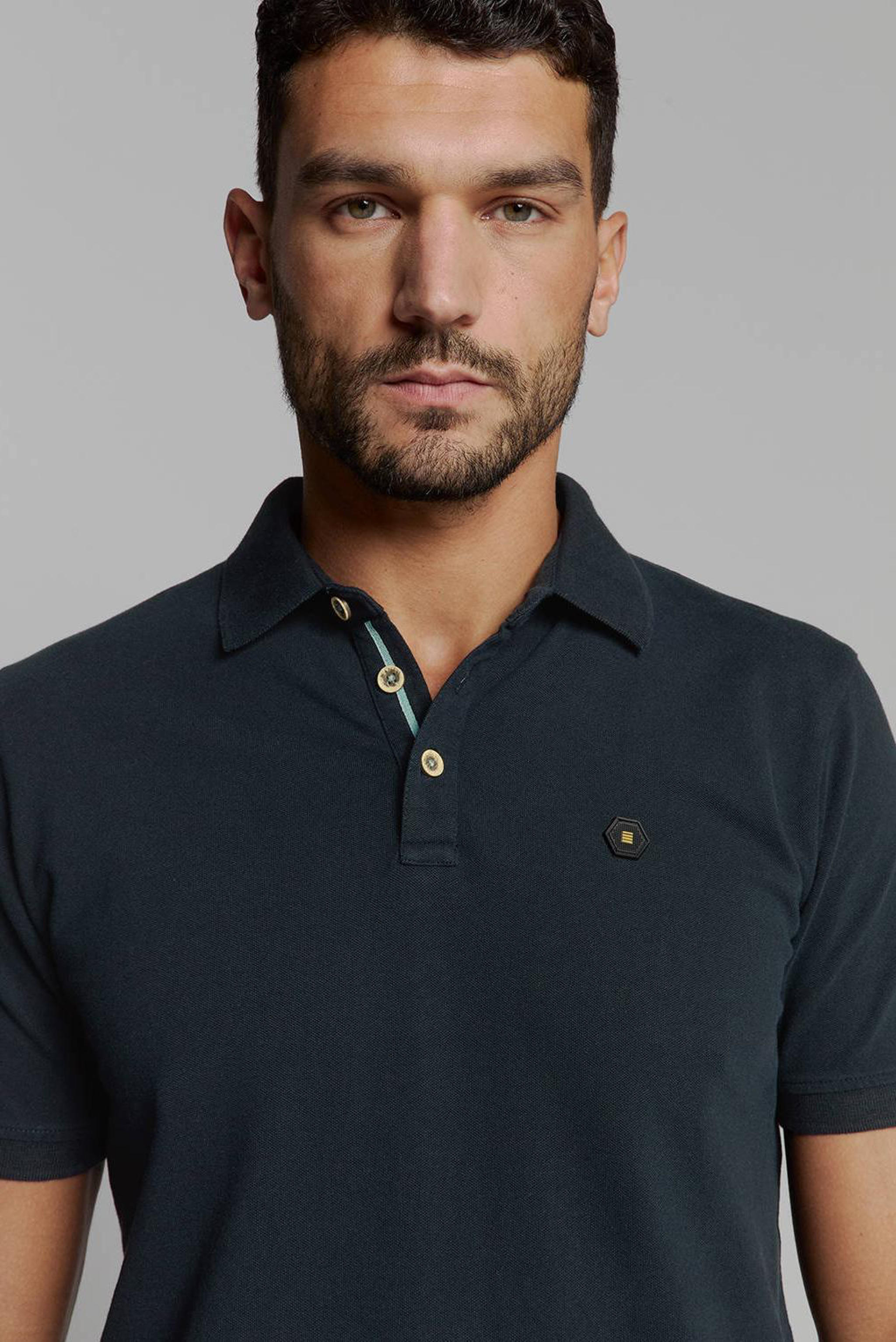 NO EXCESS Poloshirt Night Blue  - Afbeelding 2