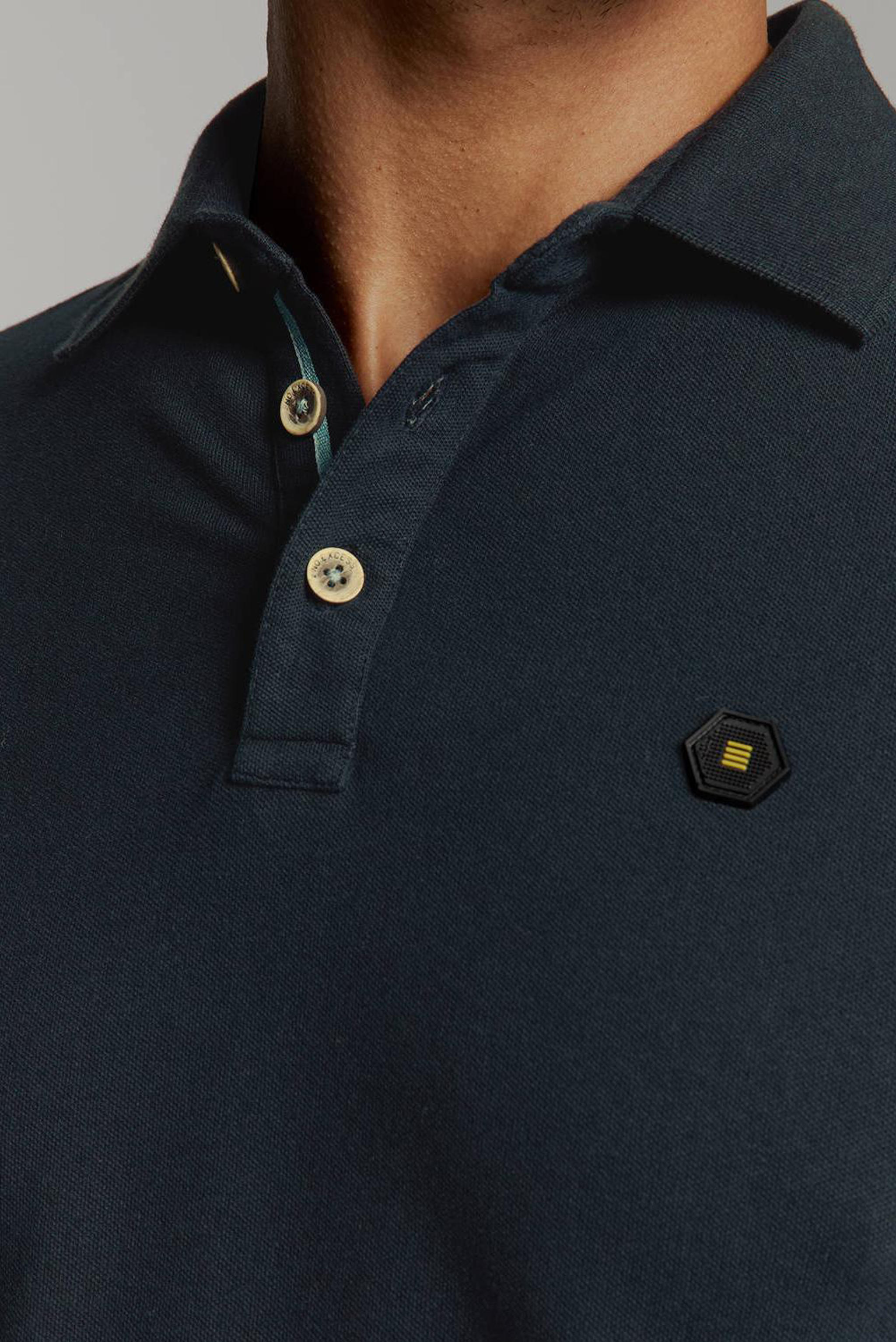 NO EXCESS Poloshirt Night Blue  - Afbeelding 4