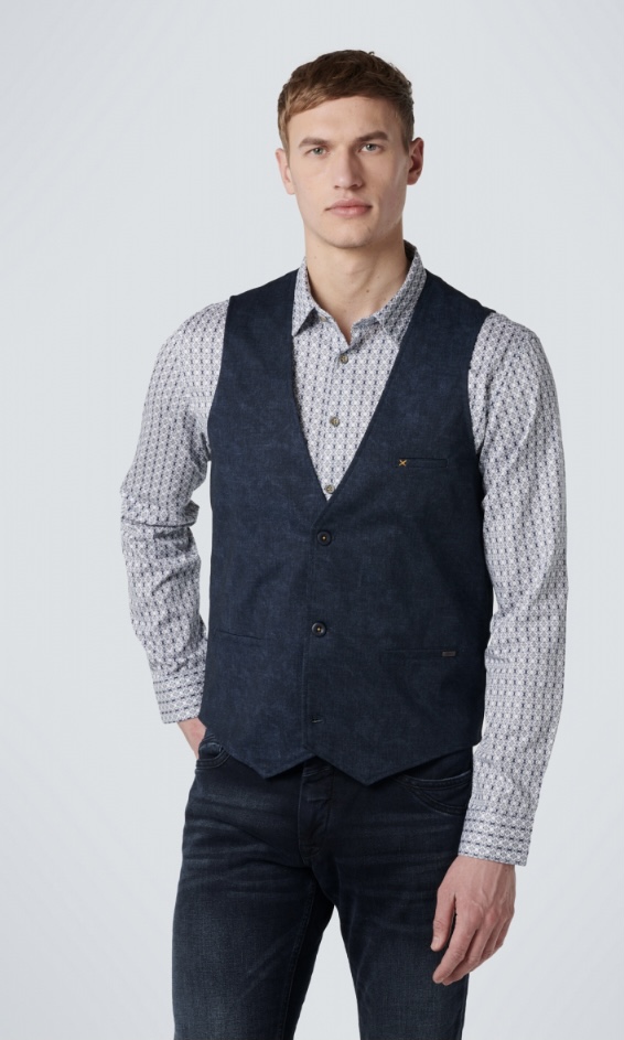 No Excess Gilet Jersey Donkerblauw  - Afbeelding 3