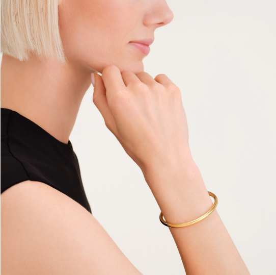 ROSEFIELD Dames Bangle Essential Goudkleur 