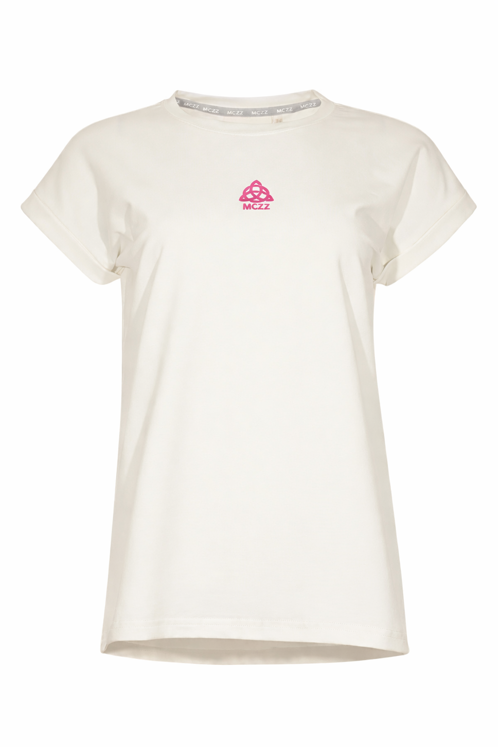 MAICAZZ Dames T-Shirt Pepijn Offwhite-Roze