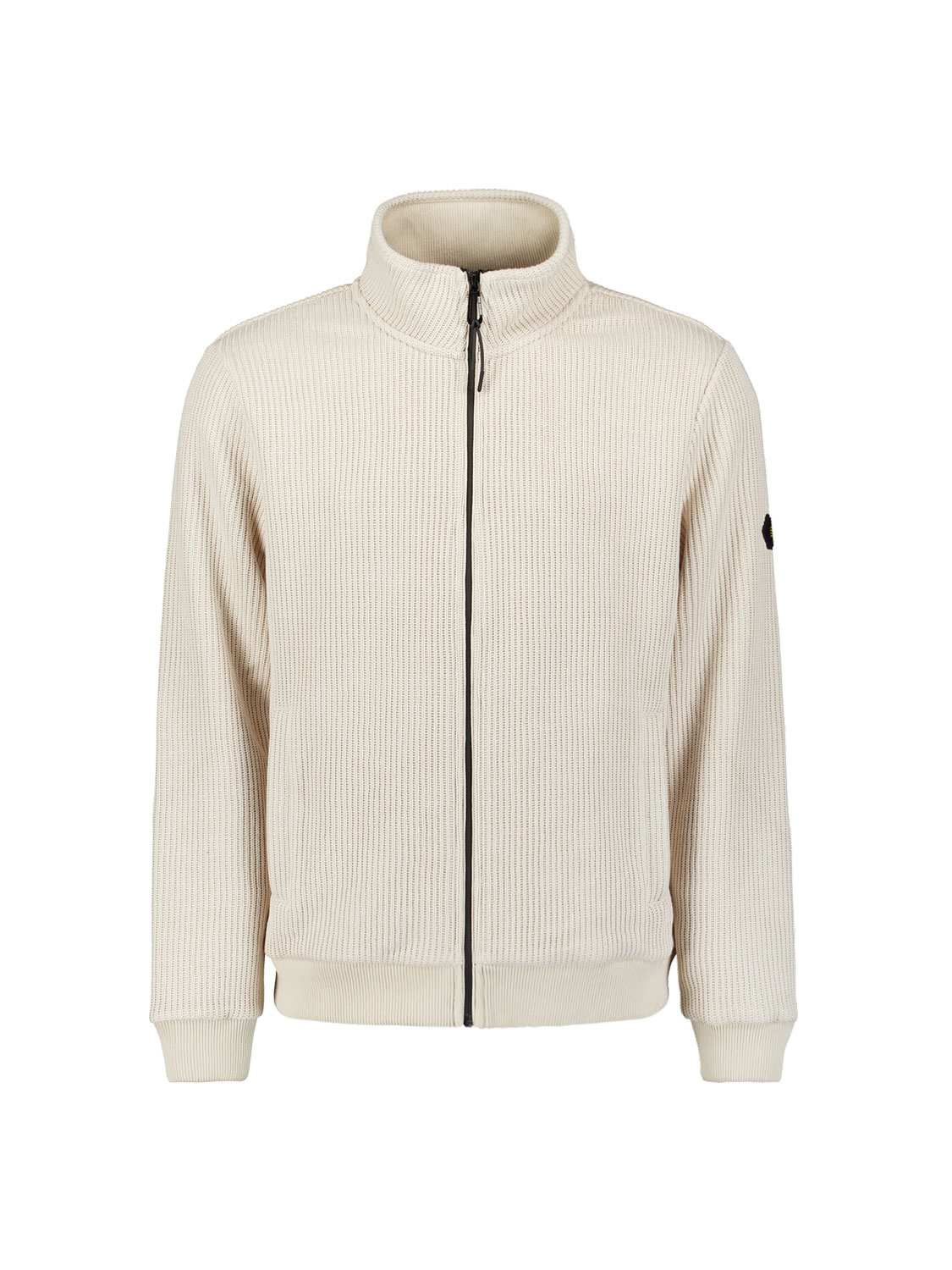 NO EXCESS Gevoerd Heren Vest Met Rits Offwhite 