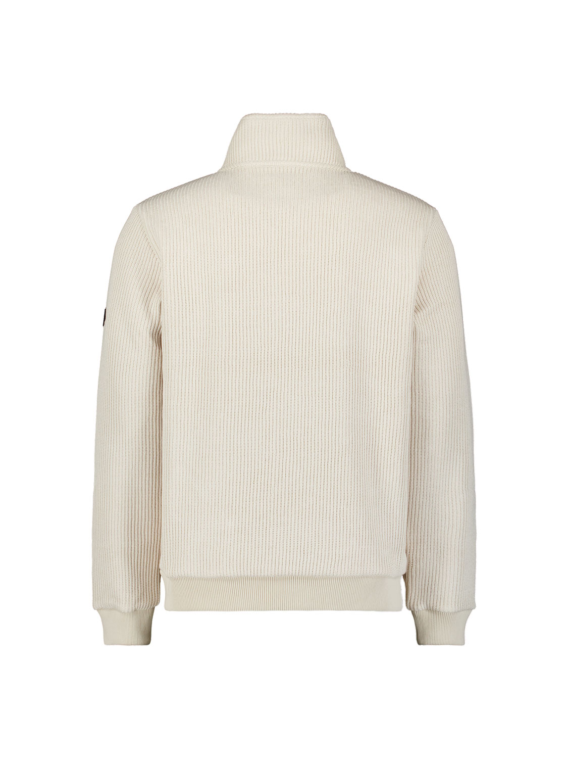 NO EXCESS Gevoerd Heren Vest Met Rits Offwhite  - Afbeelding 2