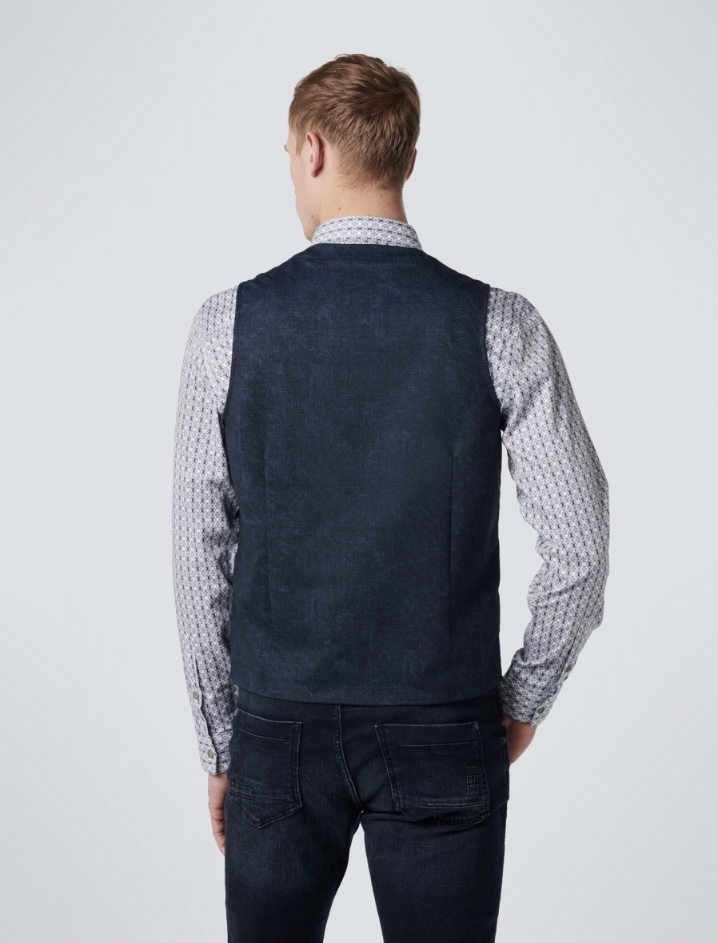 No Excess Gilet Jersey Donkerblauw  - Afbeelding 4