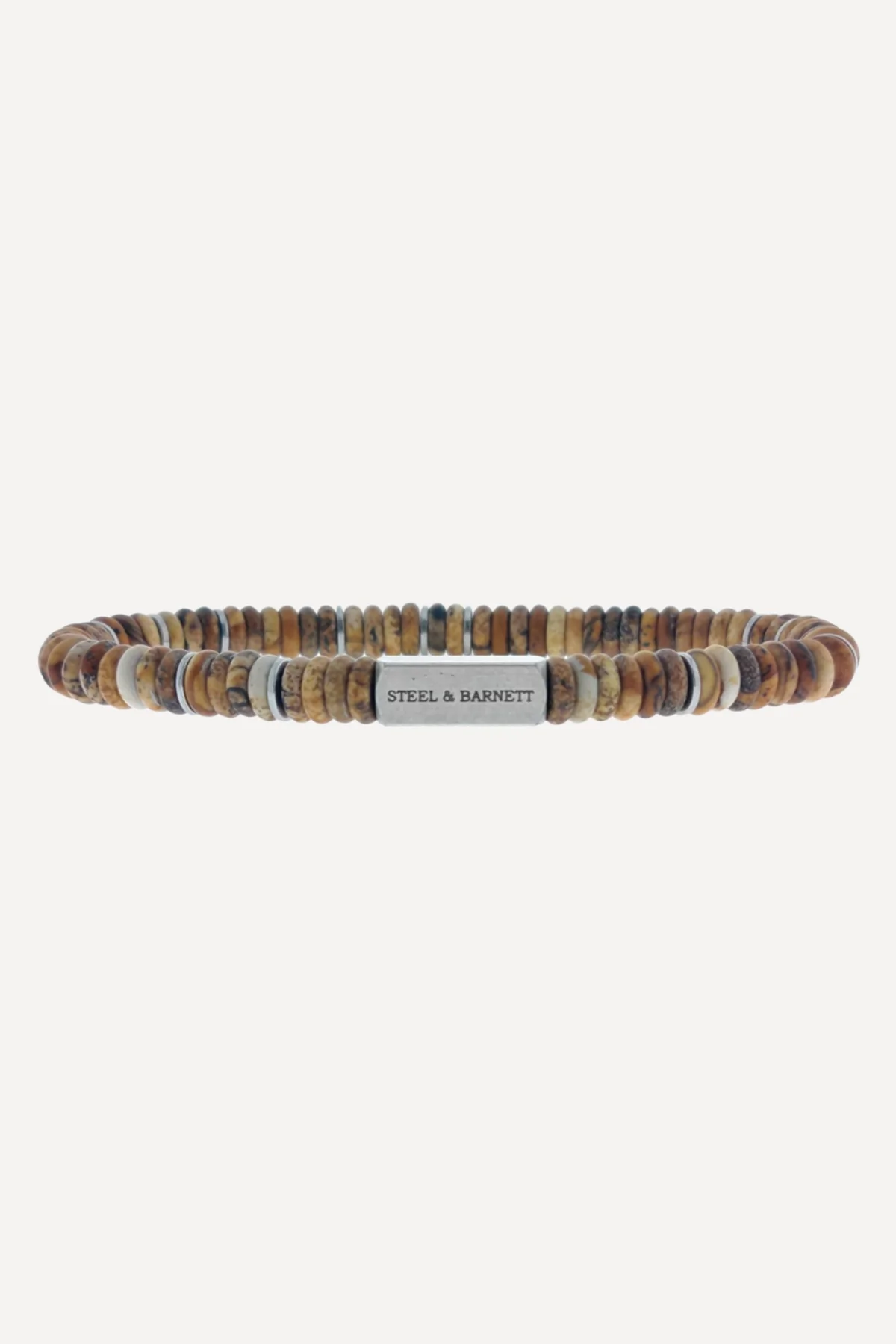 Steel&Barnett Armband Two Tone Matt Wood 