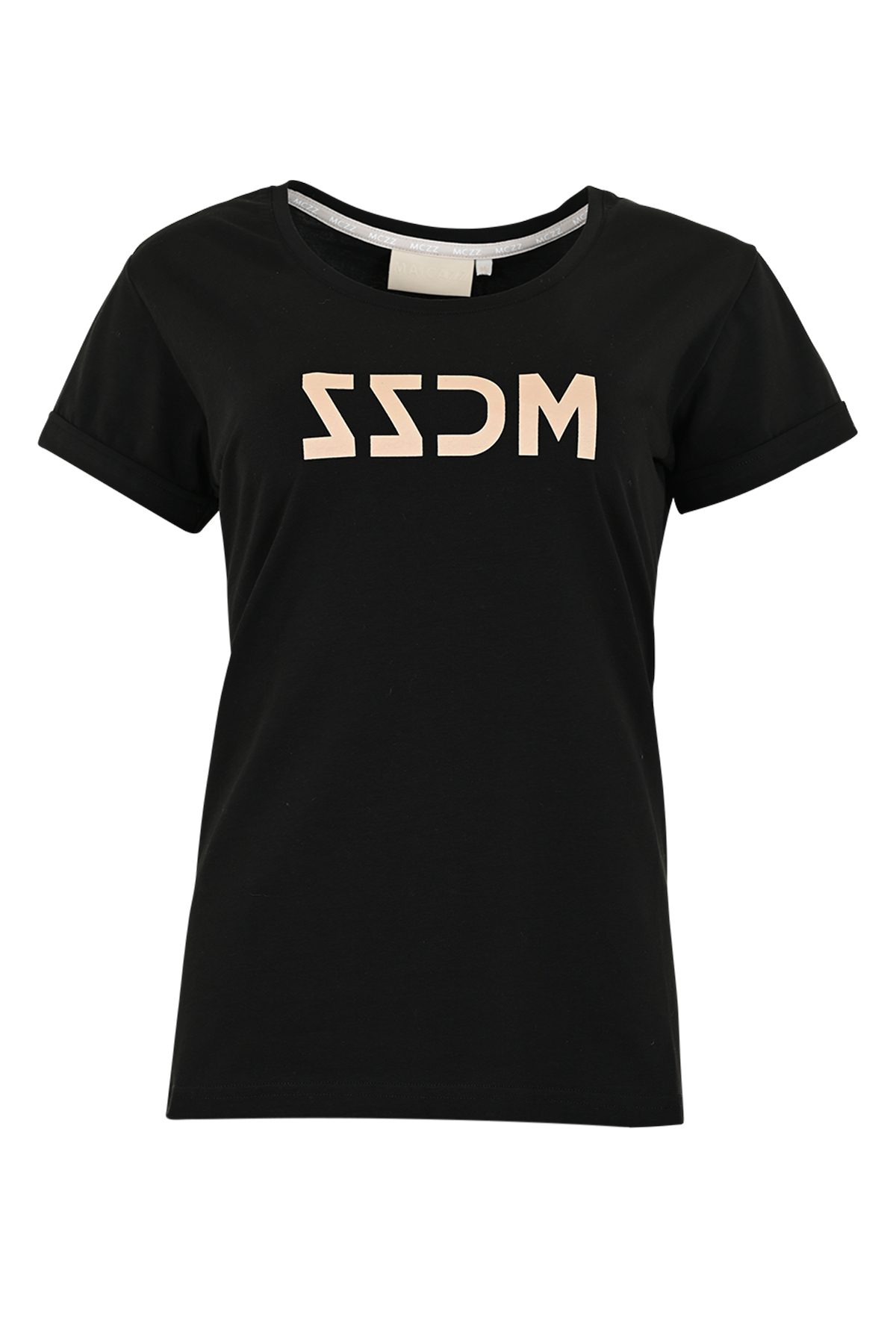 MAICAZZ Dames T-Shirt Palma Zwart  - Afbeelding 2