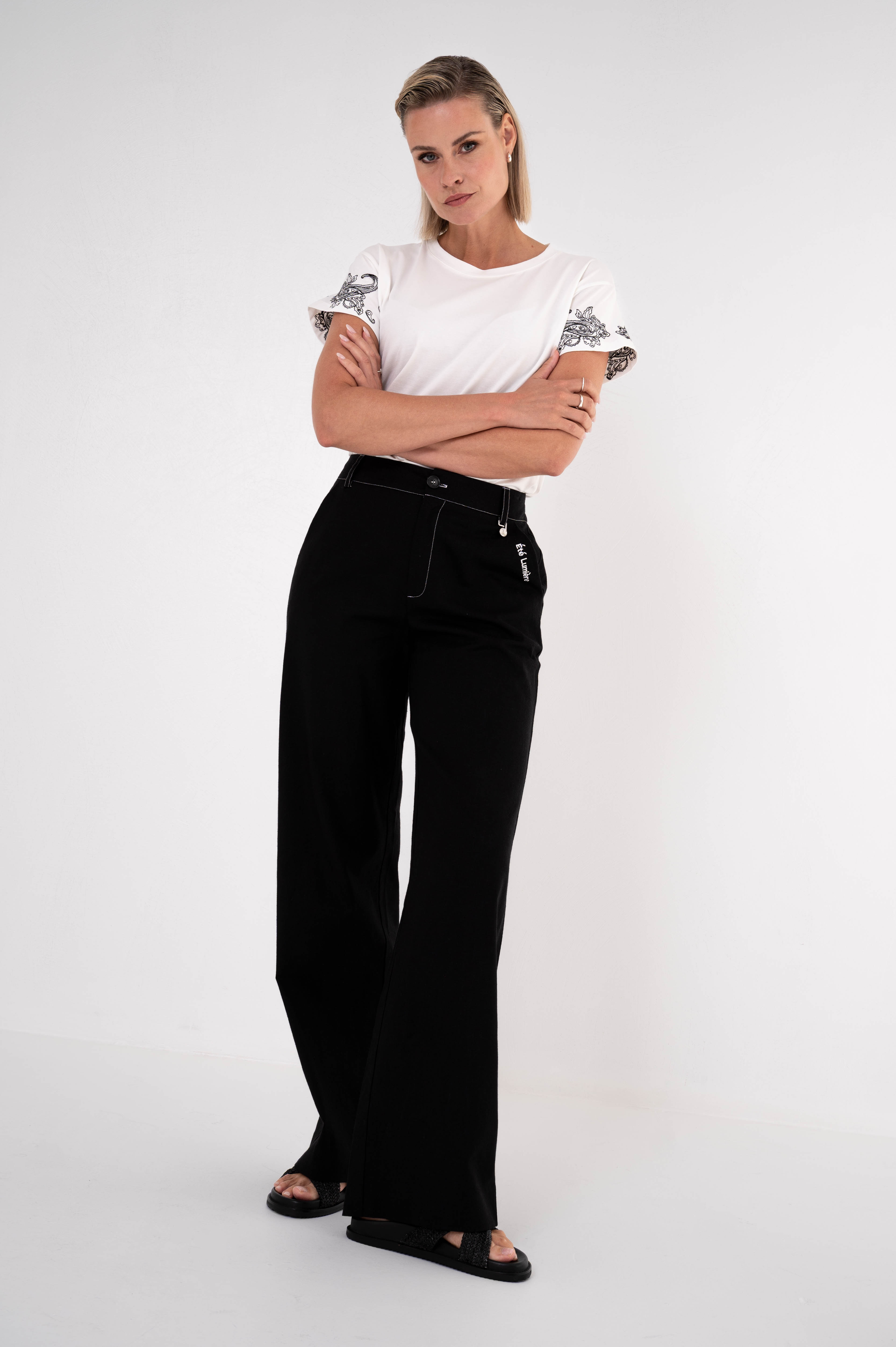 PURE BY ZIZO Dames Broek Jayla Zwart