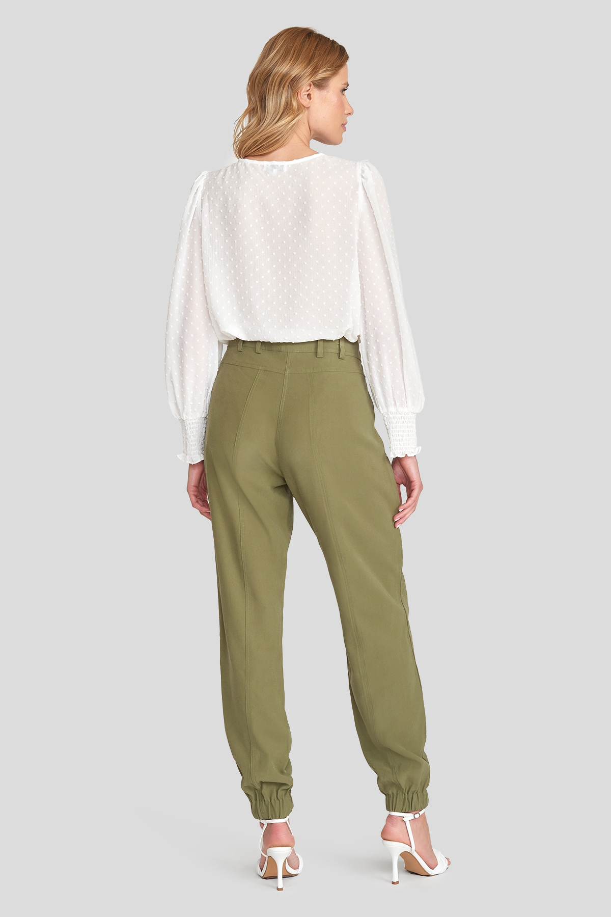ZIZO Broek Corinne Pale Green Lengte 30  - Afbeelding 6