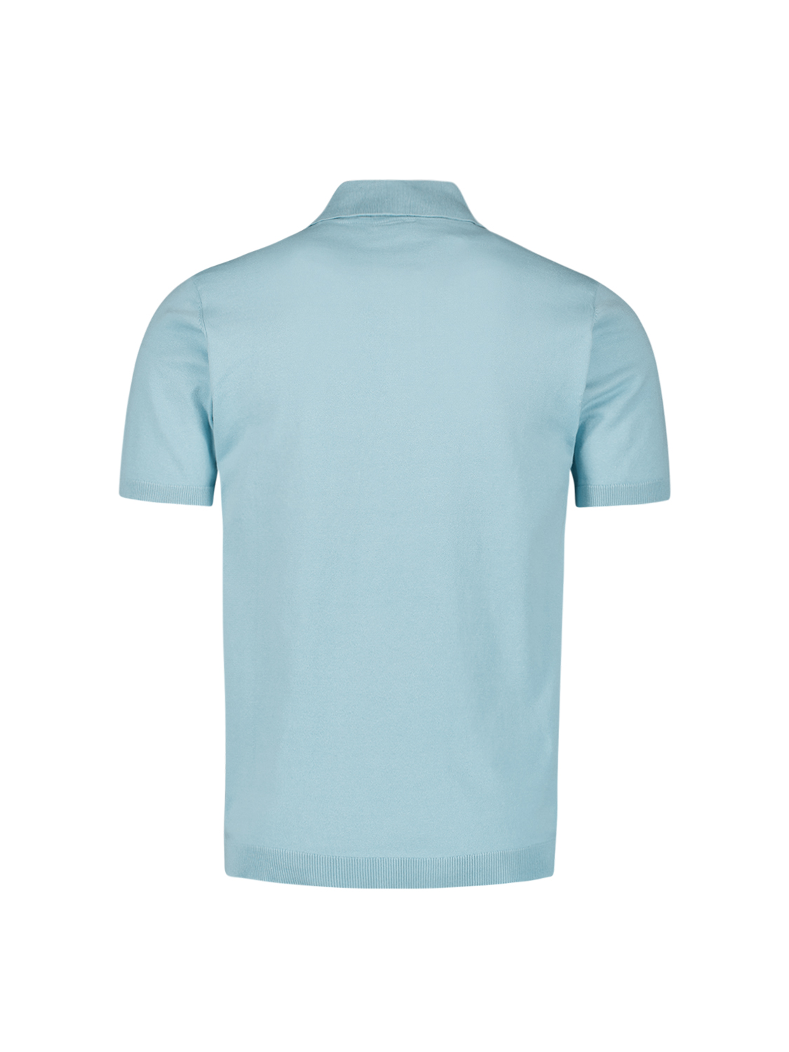 NO EXCESS Heren Poloshirt Fijngebreid Ice Blauw  - Afbeelding 2