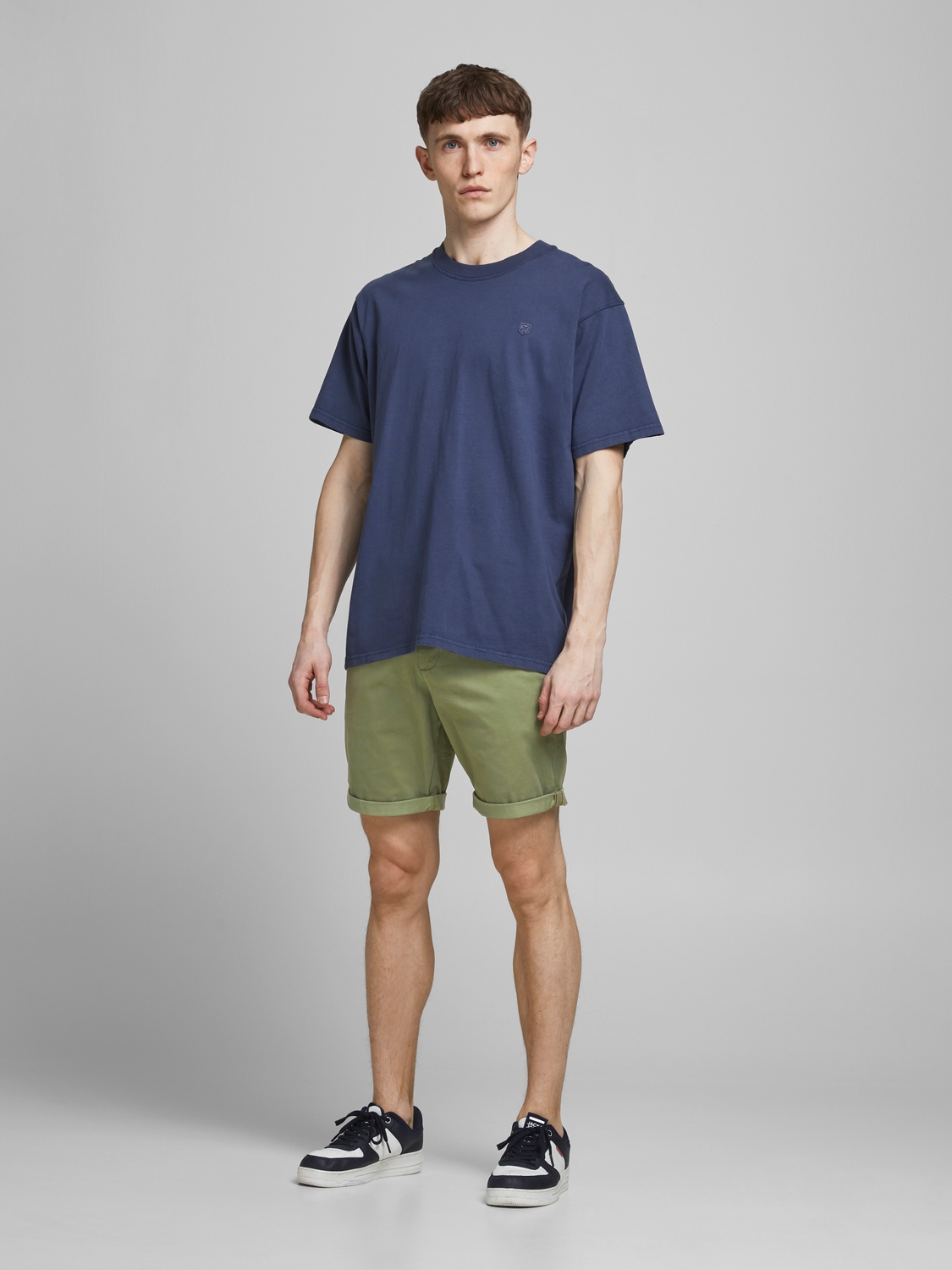JACK&JONES Chino Korte Broek Bowie Deep Lichen Green  - Afbeelding 3