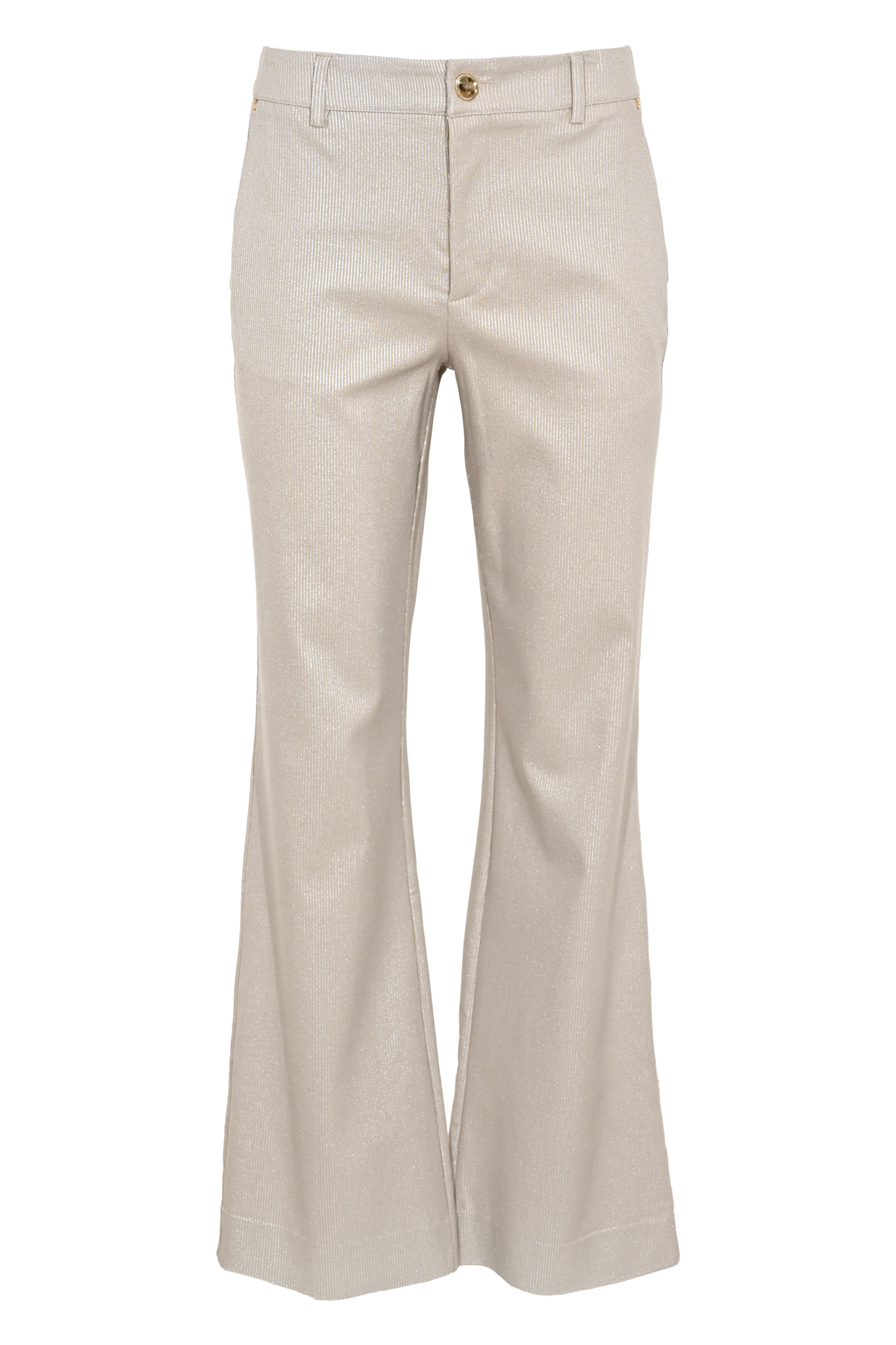 PURE BY ZIZO Dames Broek Brando Zand-Goud 