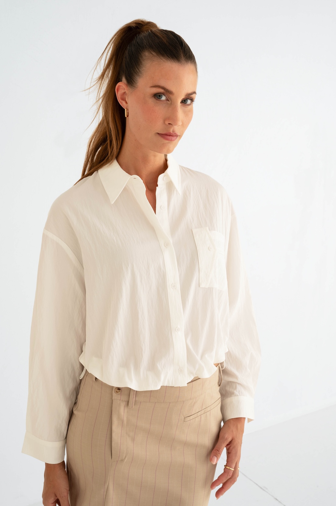 MAICAZZ Dames Blouse Sondos Offwhite