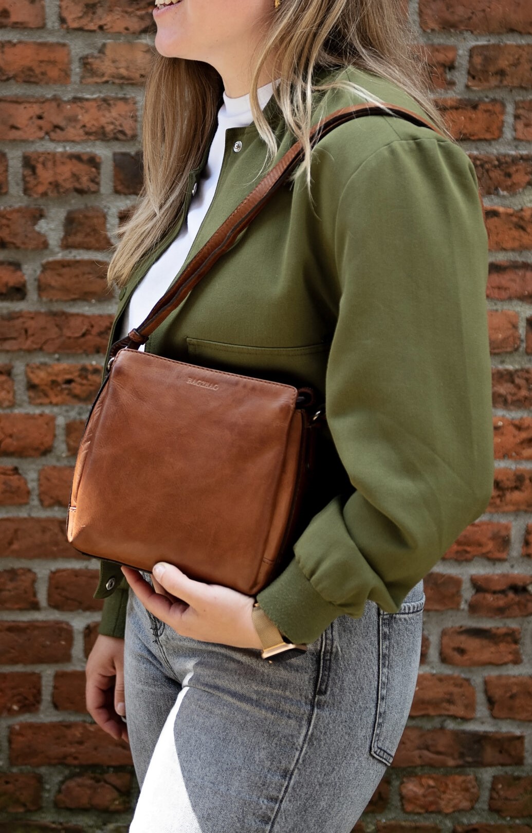 BAG2BAG Tas Bejden Cognac Bruin 
