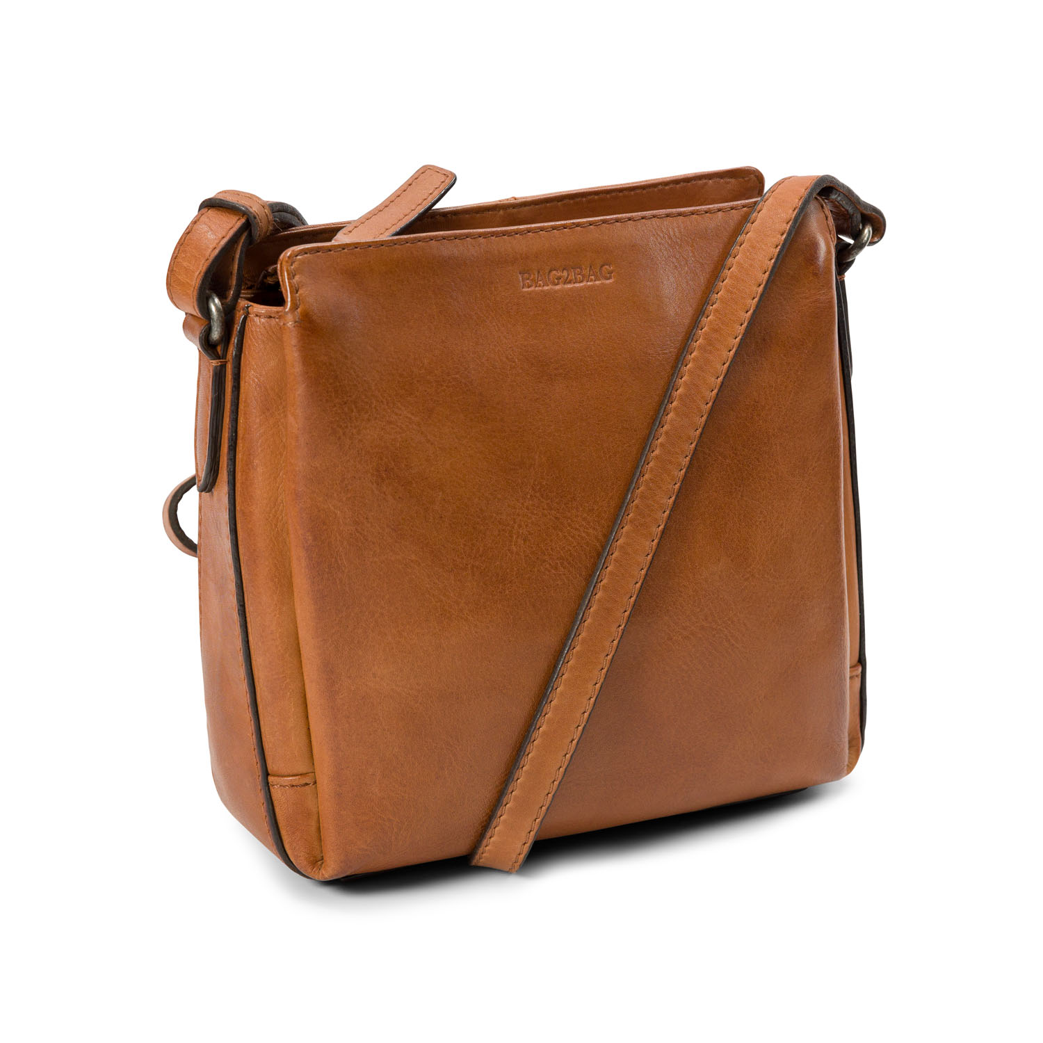BAG2BAG Tas Bejden Cognac Bruin  - Afbeelding 2
