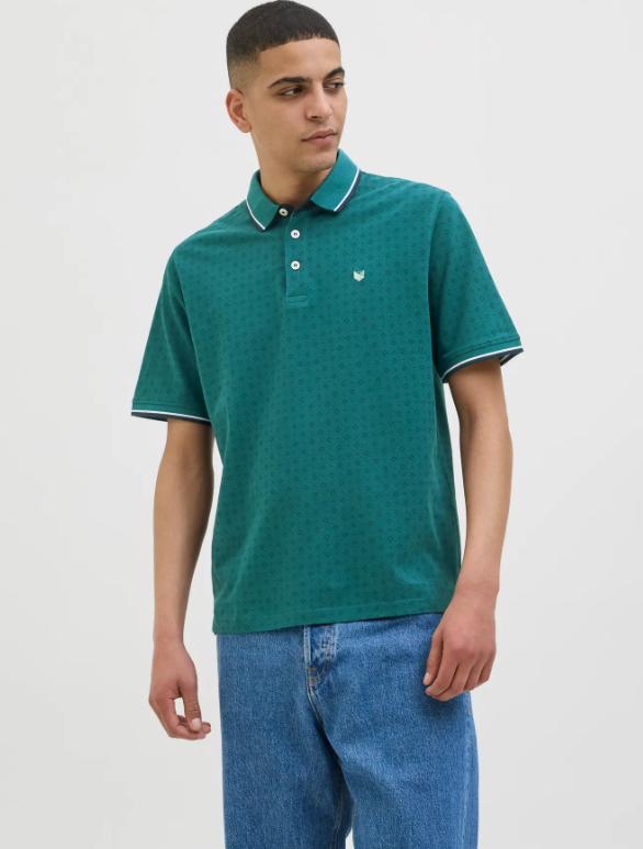 JACK&JONES Poloshirt Paulos Play Donkergroen  - Afbeelding 2
