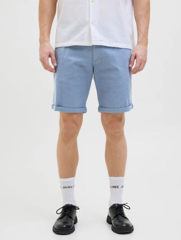 JACK&JONES Korte Broek Chino Fury Blue Mirage - Afbeelding 1