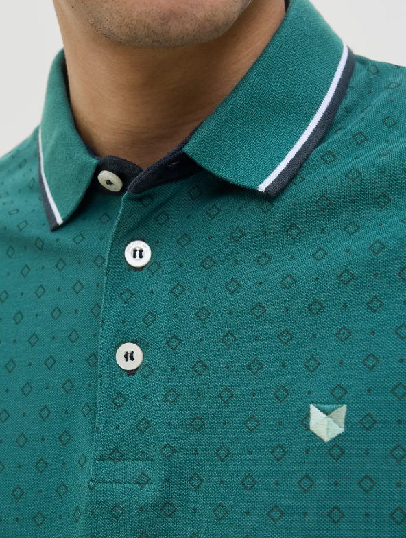 JACK&JONES Poloshirt Paulos Play Donkergroen  - Afbeelding 3