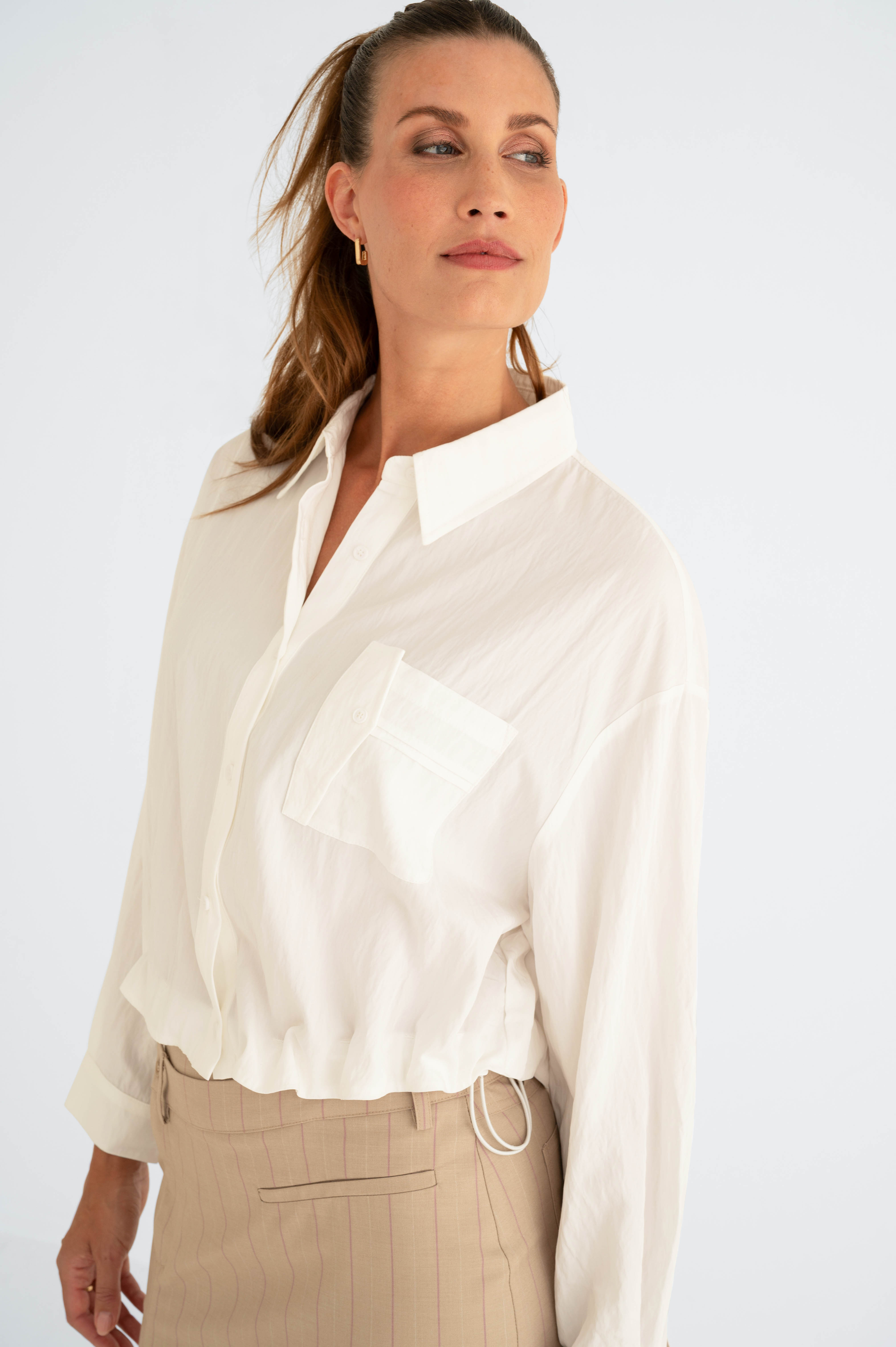 MAICAZZ Dames Blouse Sondos Offwhite - Afbeelding 3
