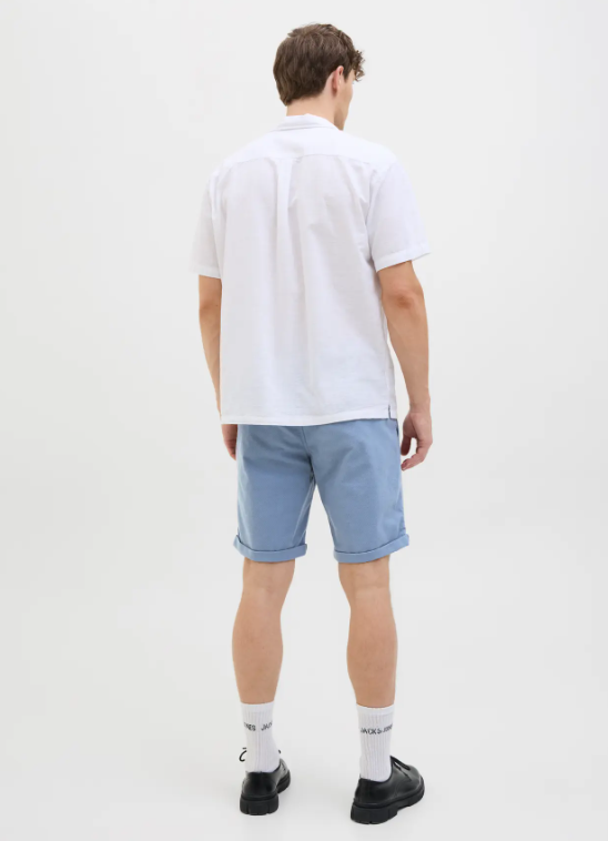 JACK&JONES Korte Broek Chino Fury Blue Mirage - Afbeelding 4