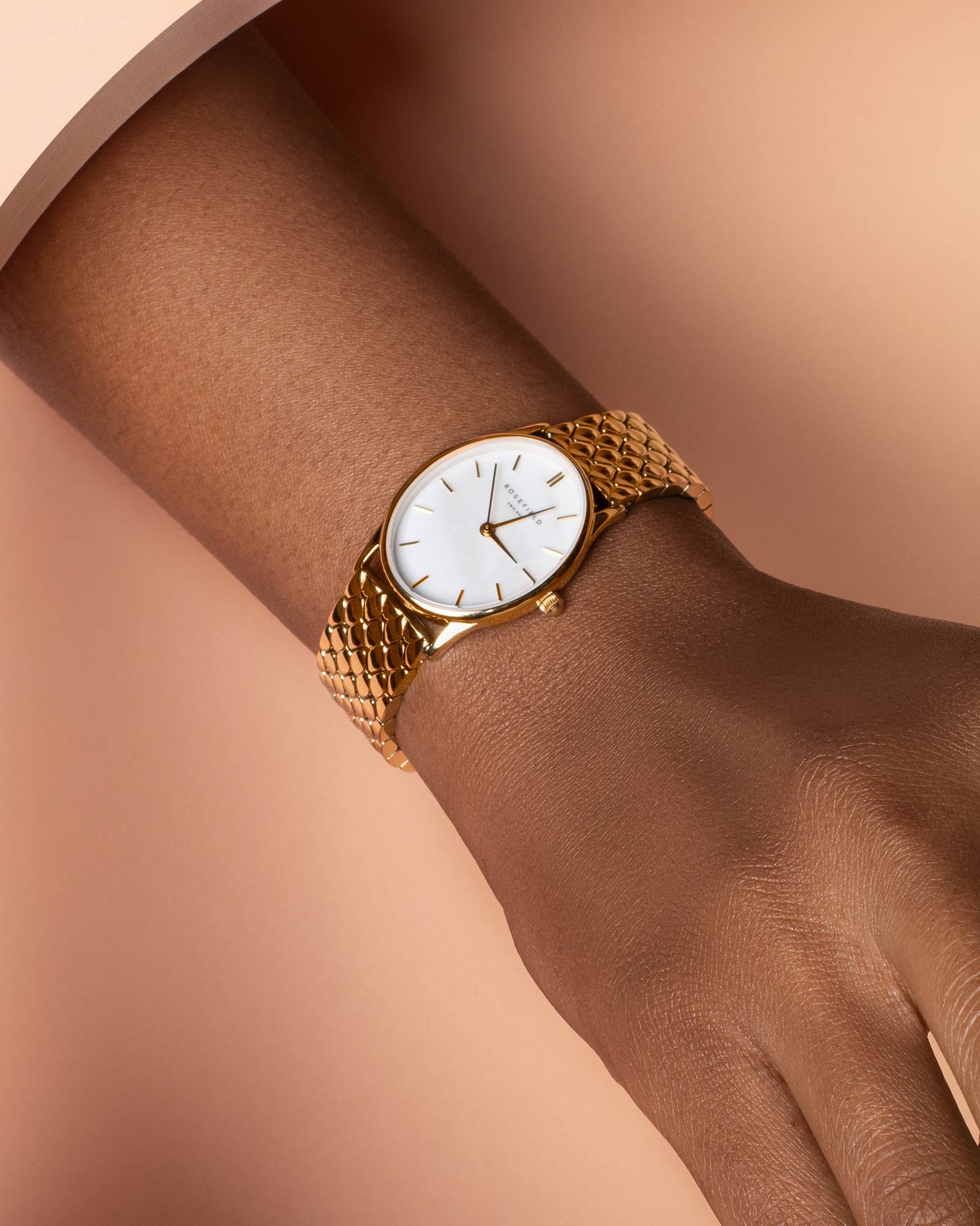 ROSEFIELD Dameshorloge The Oval Pearl-Gold  - Afbeelding 2