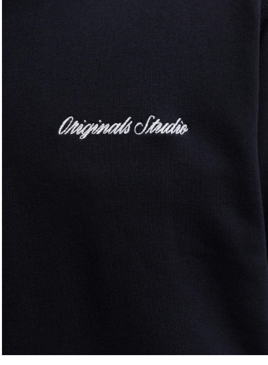 JACK&JONES Heren Sweater Met Rits Zwart  - Afbeelding 1