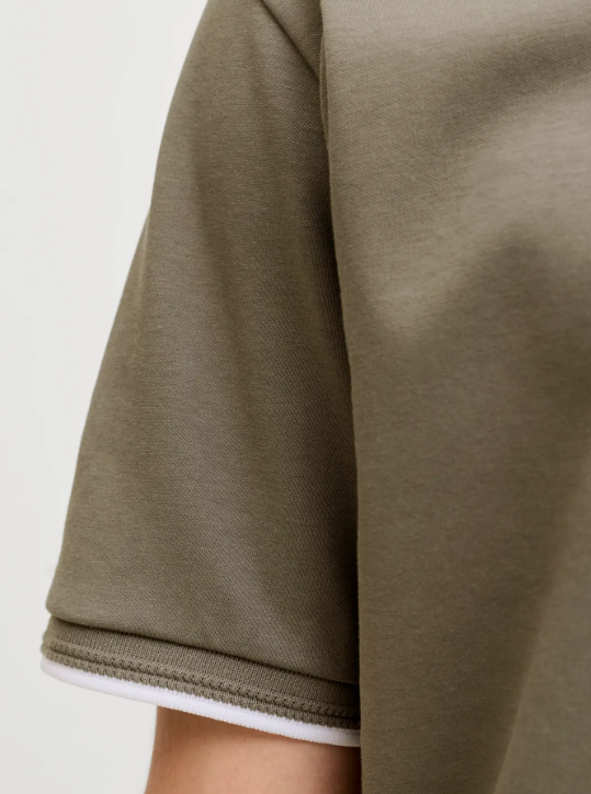 JACK & JONES Premium Heren Poloshirt Tricot Olijf Groen  - Afbeelding 5