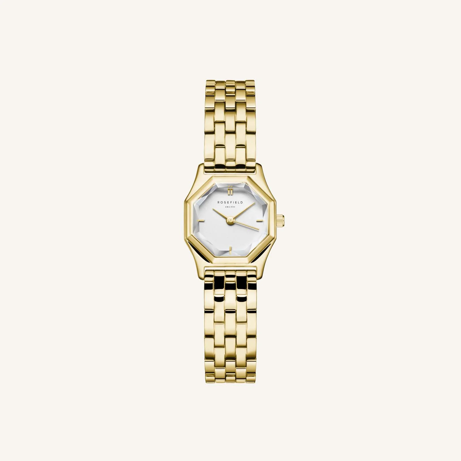 ROSEFIELD Dameshorloge Gemme Gold-White 