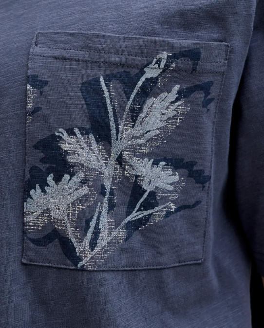JACK & JONES Heren T-Shirt Printed Pocket DonkerGrijs  - Afbeelding 5