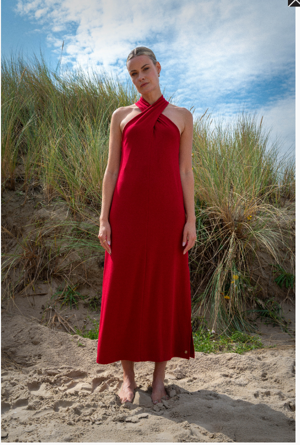 MAICAZZ Lange Jurk Tessa Persian Red 