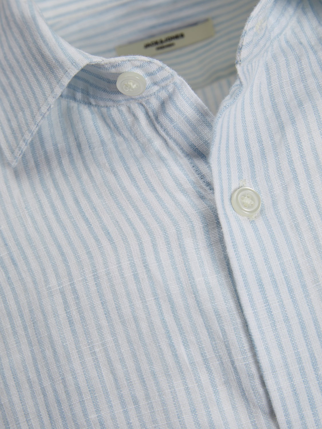 JACK&JONES Heren Overhemd Parker Linnen Gestreept - Afbeelding 5