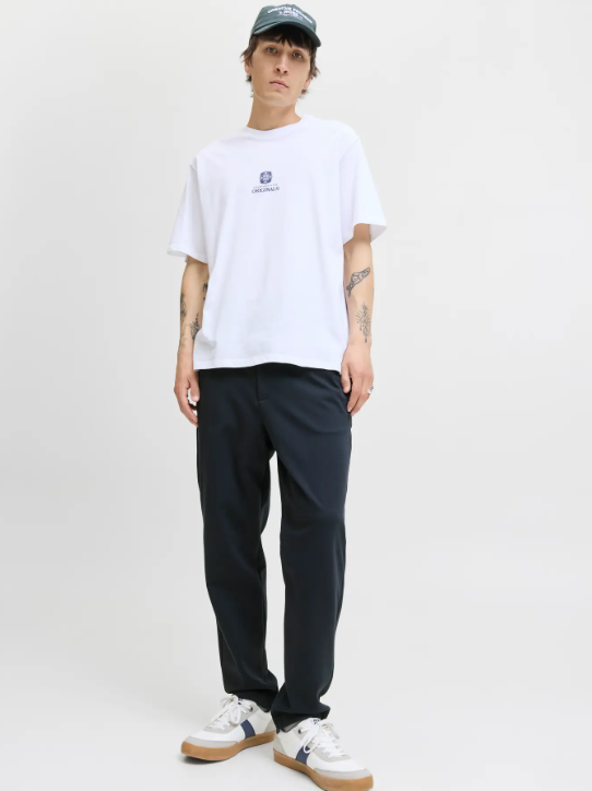 JACK & JONES Heren Jogger Broek Tapered Fit Donkerblauw  - Afbeelding 5