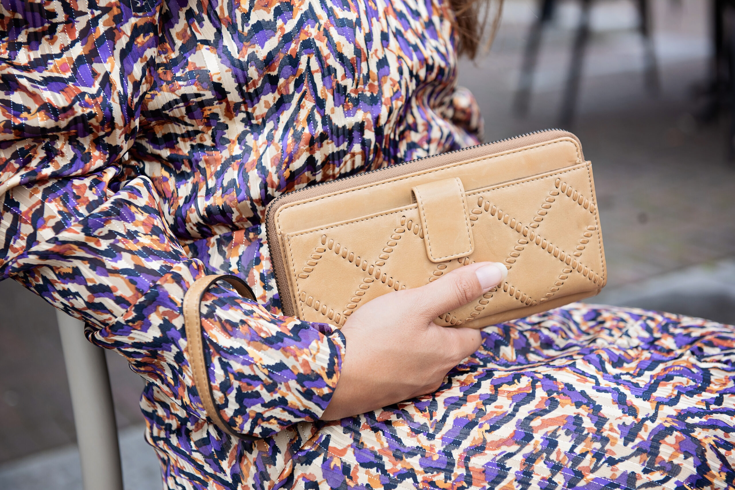 BAG2BAG Portemonnee Tas Pula Camel 